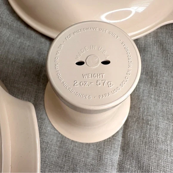 Vintage Tupperware Microwave Cooker Steamer System almond 4 pieces set Lid Cone - Picture 4 of 12